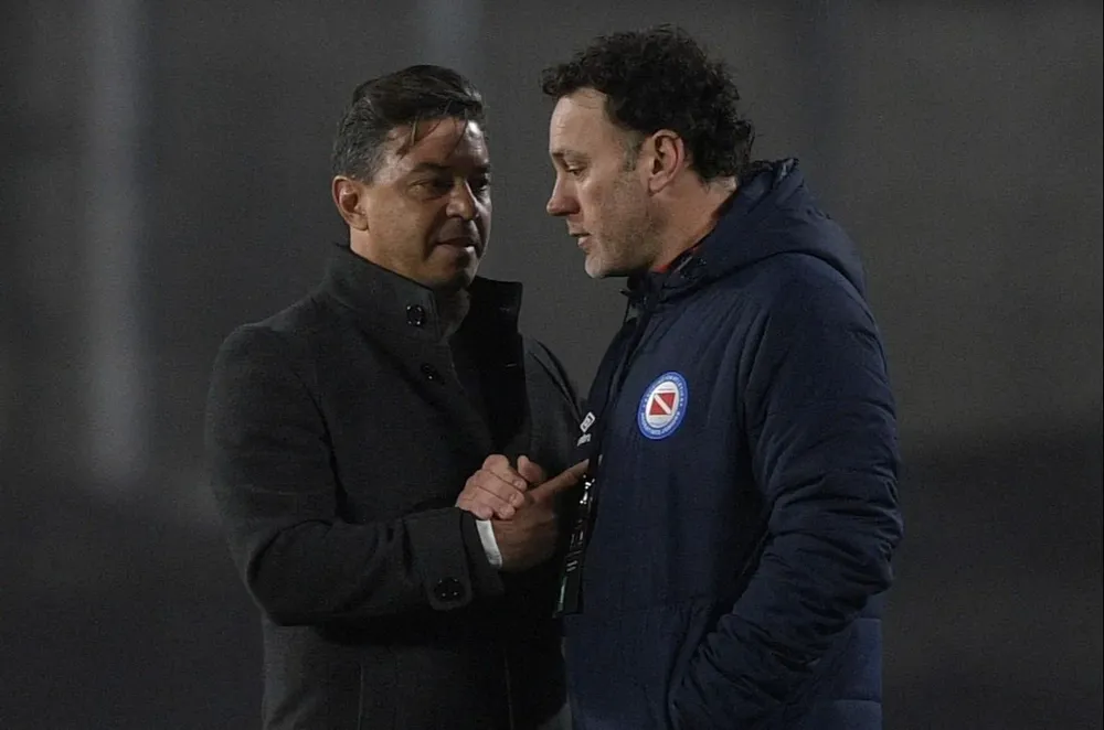 Marcelo Gallardo y Gabriel Milito