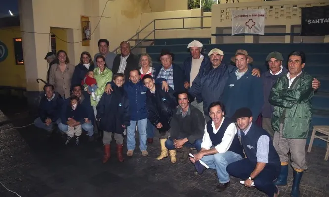 Integrantes de las cabañas y de los escritorios rematadores en Tacuarembó