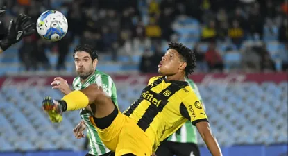 Bruno Betancor durante su pasaje por Peñarol