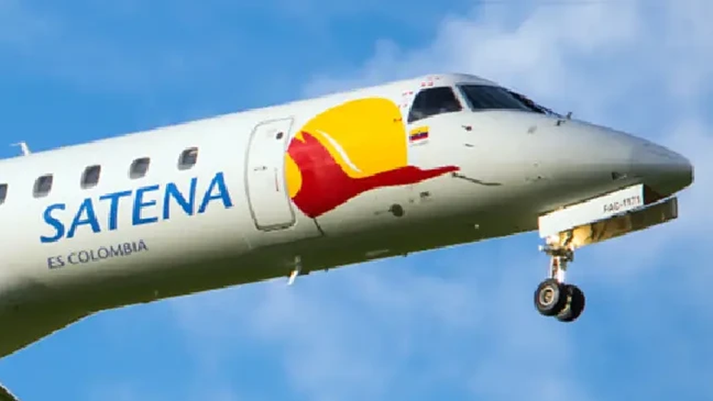 El avión siniestrado pertenecía a la aerolínea Satena.