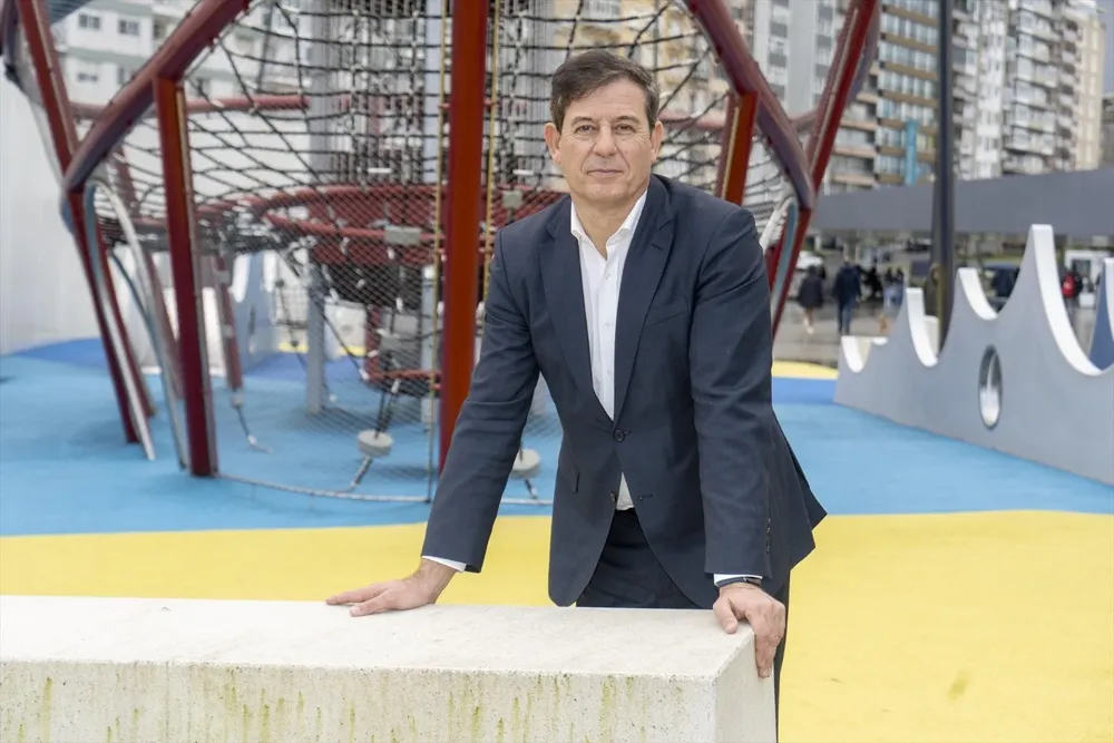 El candidato del PSdeG a la Presidencia de la Xunta, José Ramón Gómez Besteiro.