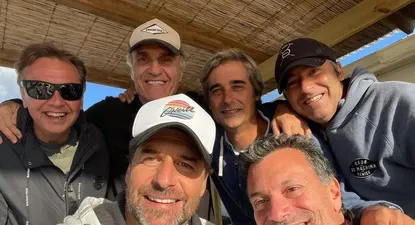 De la reunión participaron también los empresarios Alejandro Matheou y Gustavo Monchón, así como el asesor de Presidencia, Gonzalo Etcheverry,