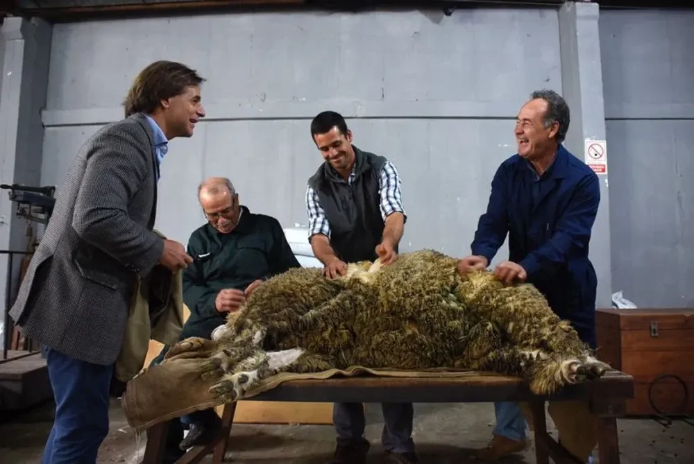 Lacallle Pou recorrió este viernes la rural del Prado