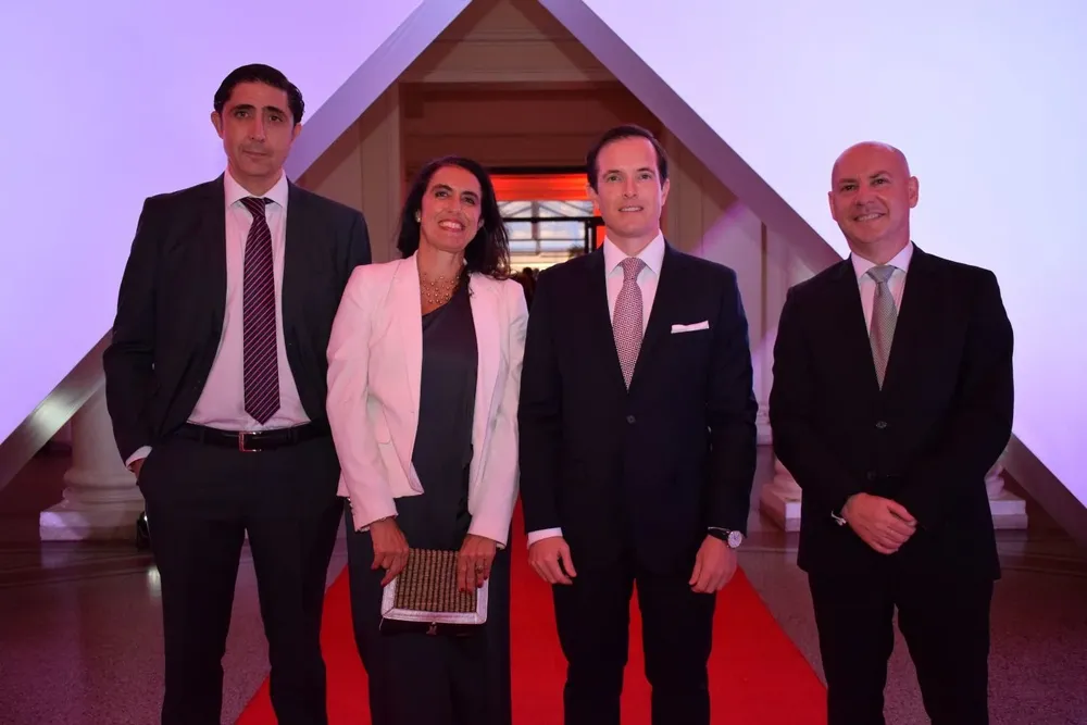 Federico Cordeiro, Isabel Mira, Geoffrey Fichte y Alberto Mello