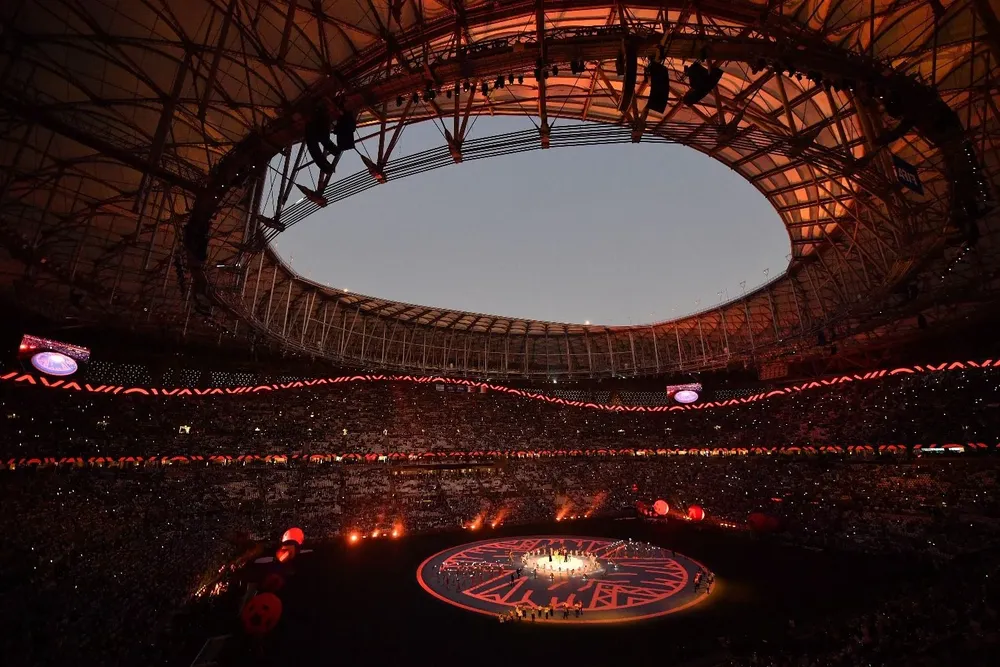 La ceremonia de clausura del Mundial Qatar 2022 en el Estadio Lusail