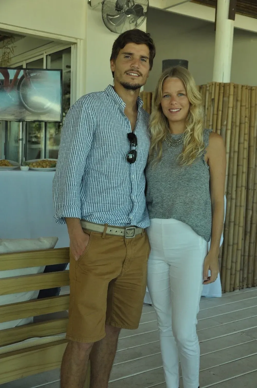 Alejandro Azambuja y Fiorella Berriel