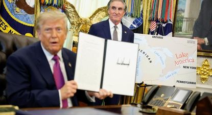 trump le cambia el nombre al lago ontario en medio de la guerra comercial entre eeuu y canada
