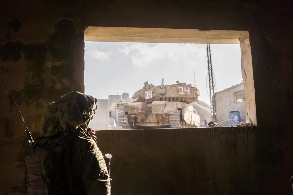 Actividad operativa de las tropas del Ejército de Israel en el sur del Líbano este miércoles.