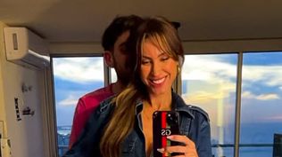 Giannina Silva y su pareja