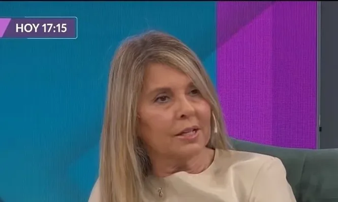 Carmela Hontou entrevistada en Canal 4 un año atrás. Archivo