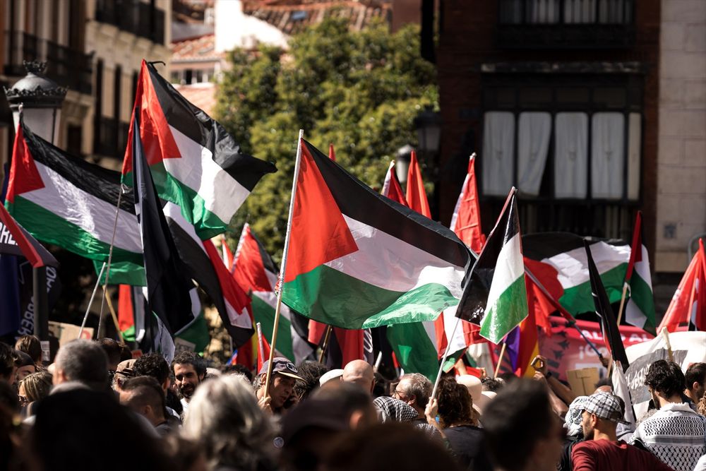 Actos de organizaciones palestinas en España.