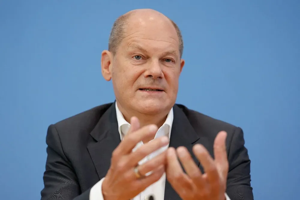 El canciller alemán, Olaf Scholz
