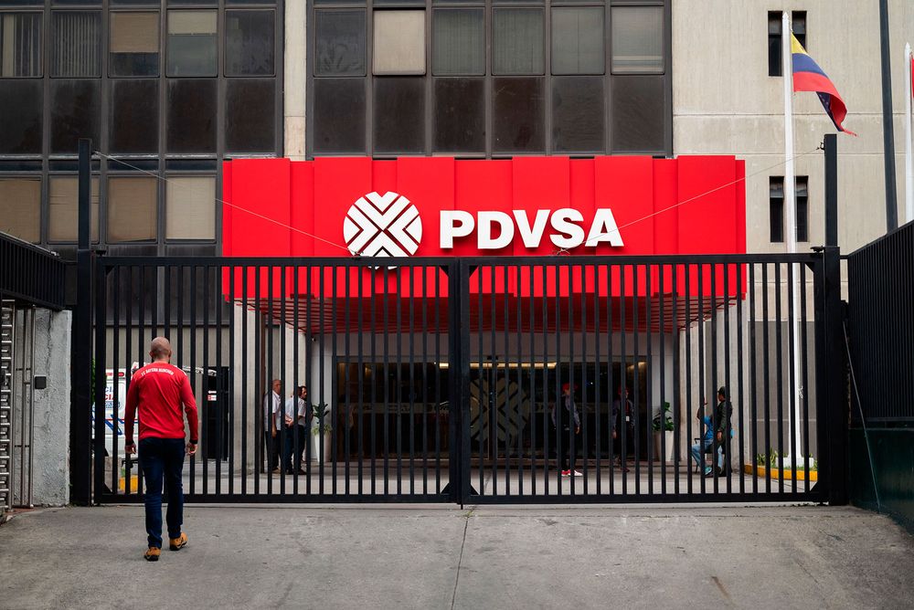 Una sede de la empresa venezolana de petróleo PDVSA