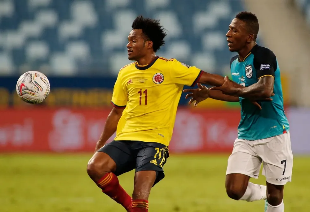 Juan Cuadrado es una de las figuras de Colombia
