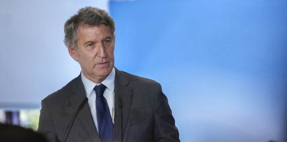 El líder del PP, Alberto Núñez Feijóo.