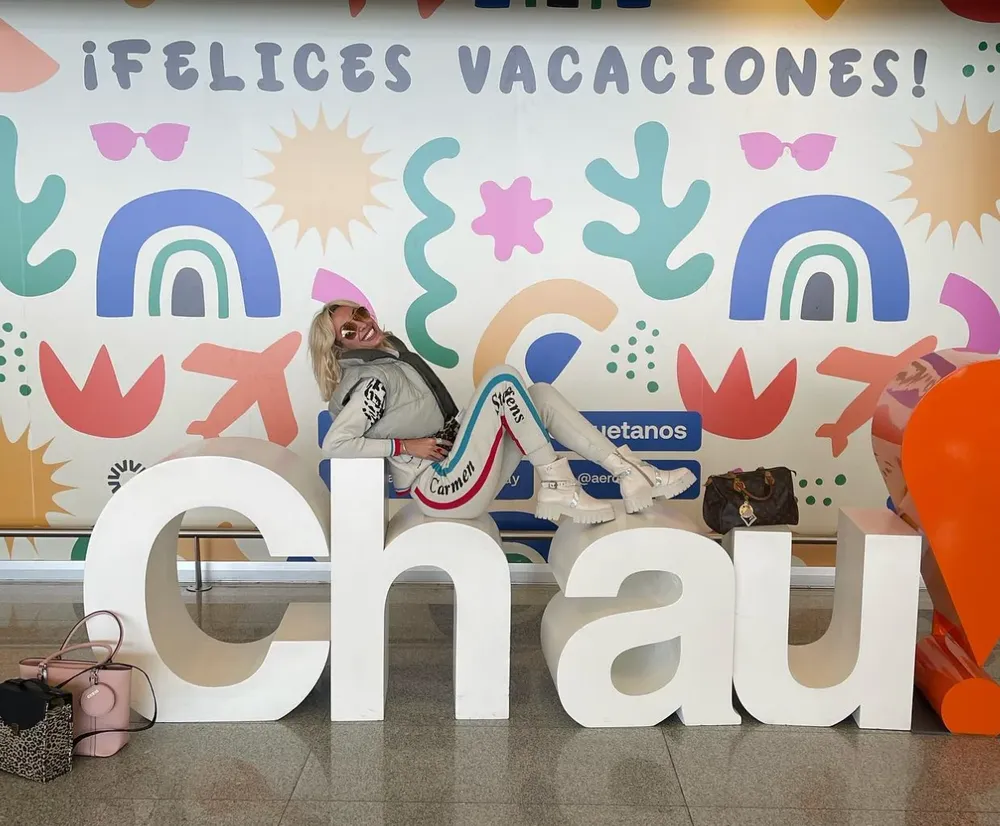 La conductora uruguaya viajó a Italia