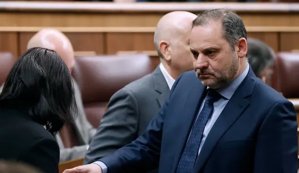 El diputado del PSOE José Luis Ábalos, en el pleno que el Congreso