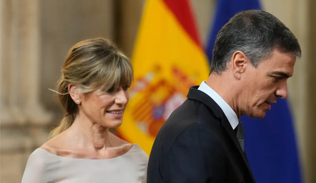 Begoña Gómez y Pedro Sánchez