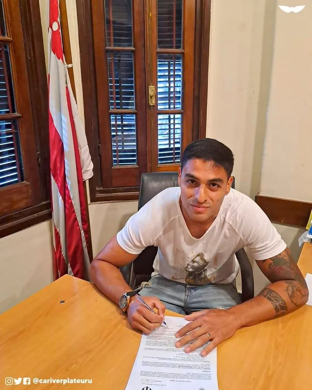 Rivero puso la firma en River Plate