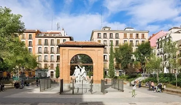 Plaza del Dos de Mayo en Madrid.
