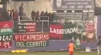 Incidentes entre hinchas de Rampla Juniors en el Franzini&nbsp;