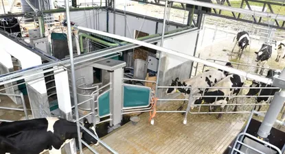 Tambo robotizado del INIA en La Estanzuela (Colonia)