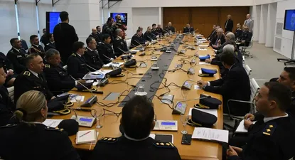 La reunión en el piso 11 de la Torre Ejecutiva encabezada con Luis Lacalle Pou