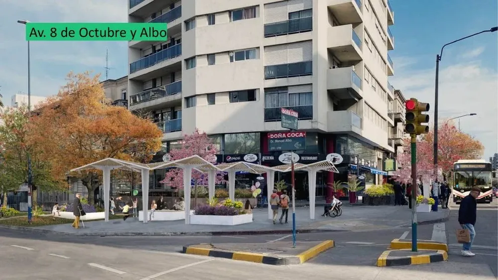 Proyecto Parquecitos de la parada de 8 de Octubre y Albo