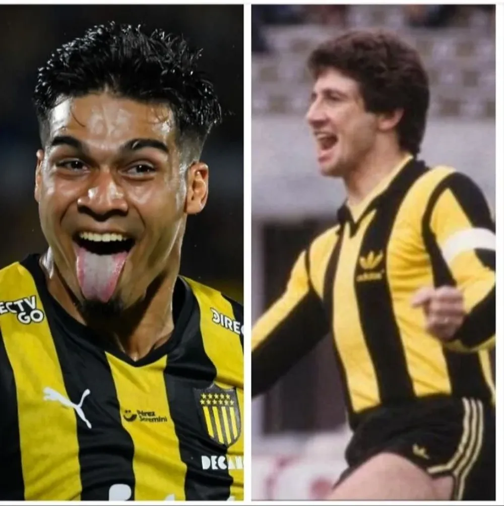 Matías Arezo tuvo un mejor comienzo que Fernando Morena en su mejor año goleador en Peñarol, 1978, cuando terminó con un récord de 36 goles