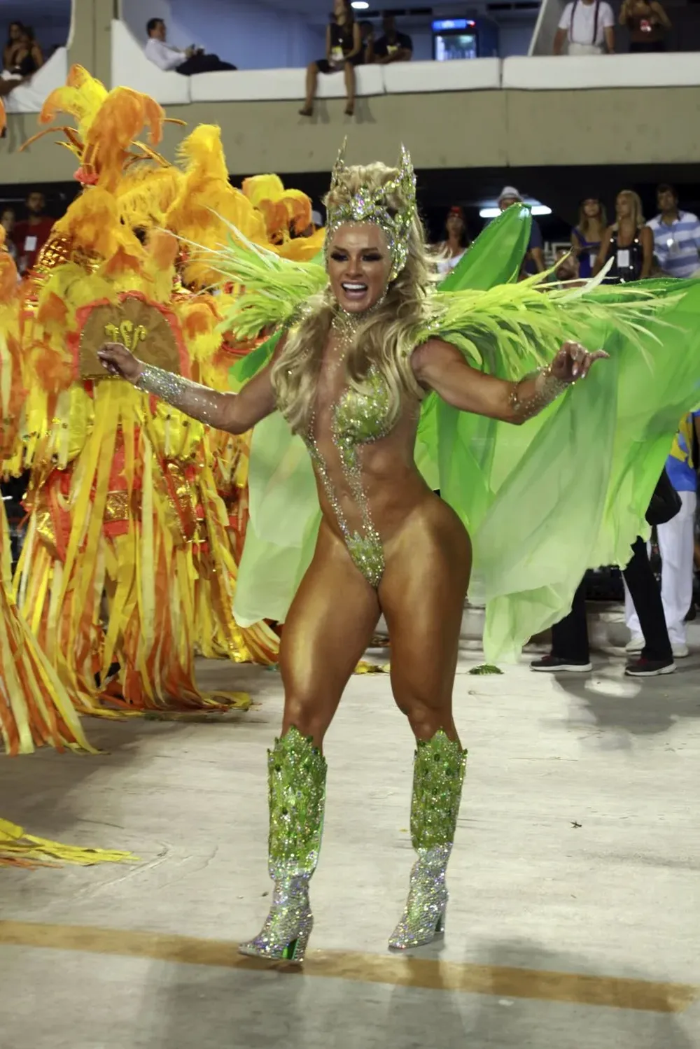 Las reinas de las escuelas de samba, una de las principales atracciones
