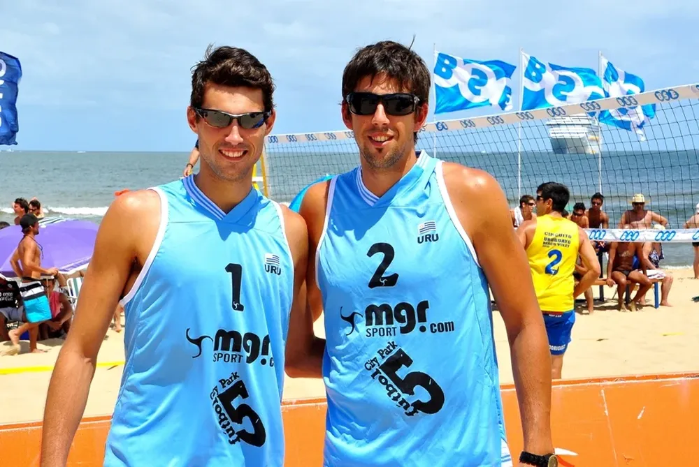 Renzo Cairus y Maximiliano Santiago