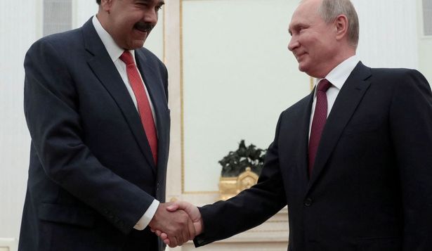 Nicolás Maduro, presidente de Venezuela, y Vladimir Putin, presidente de Rusia.