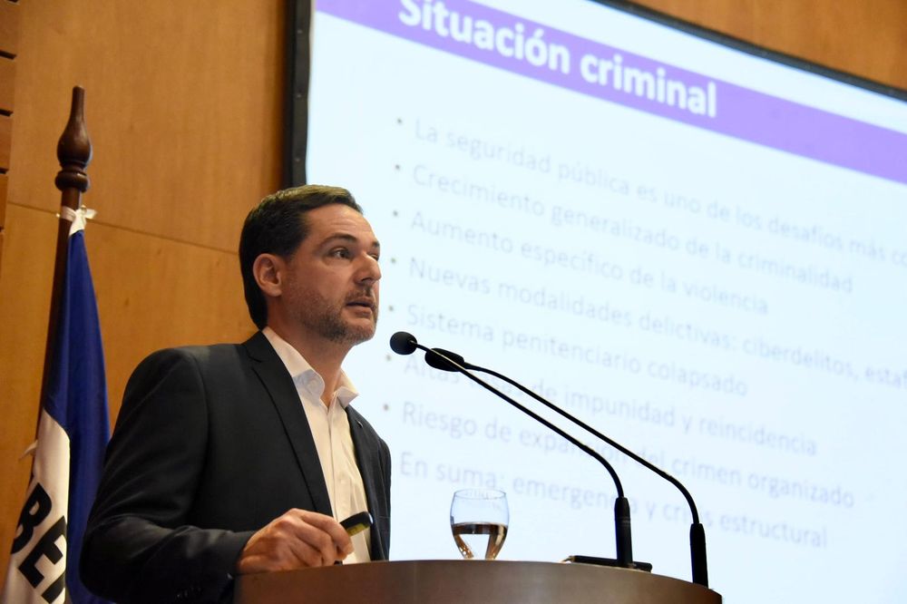 Emiliano Rojido, asesor del Ministerio del Interior y coordinador de los Encuentros por Seguridad