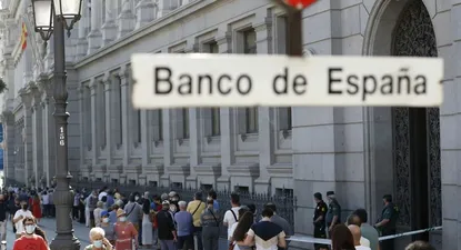La sede del Banco de España en Madrid.