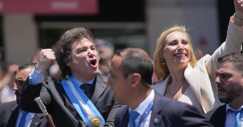 Javier y Karina Milei