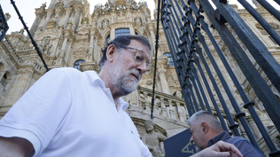 Mariano Rajoy llega a Santiago de Compostela