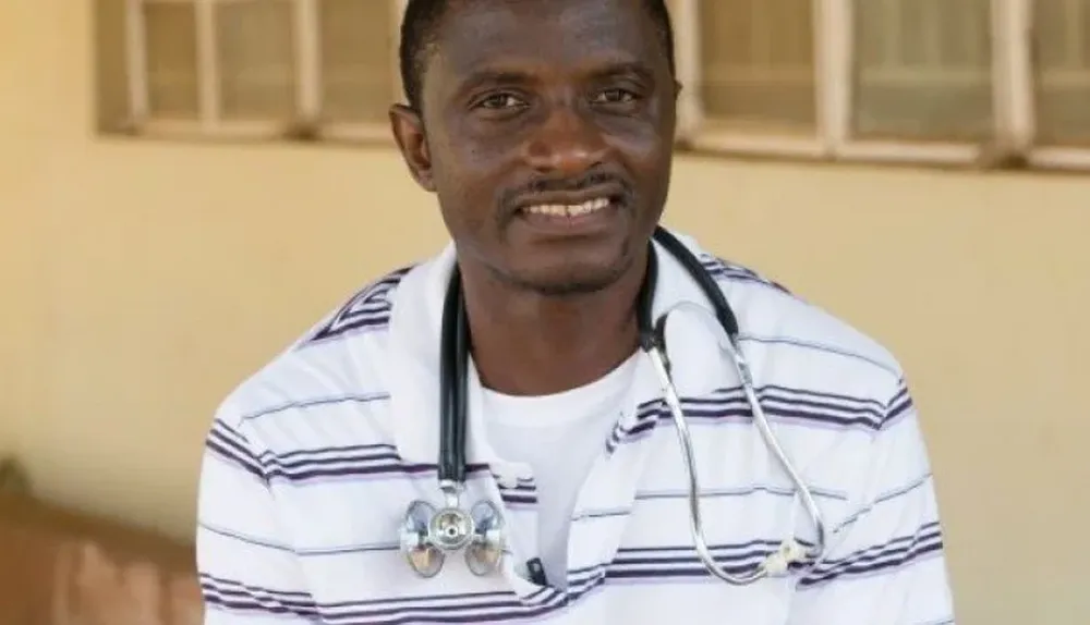 Martín Salia, médico de Sierra Leona