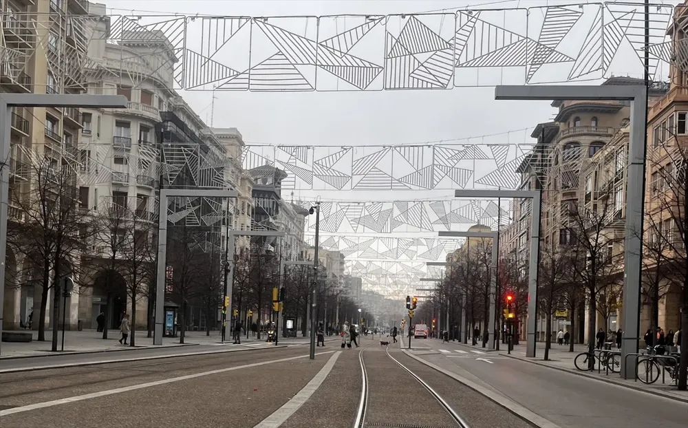 Paseo Independencia en Zaragoza.