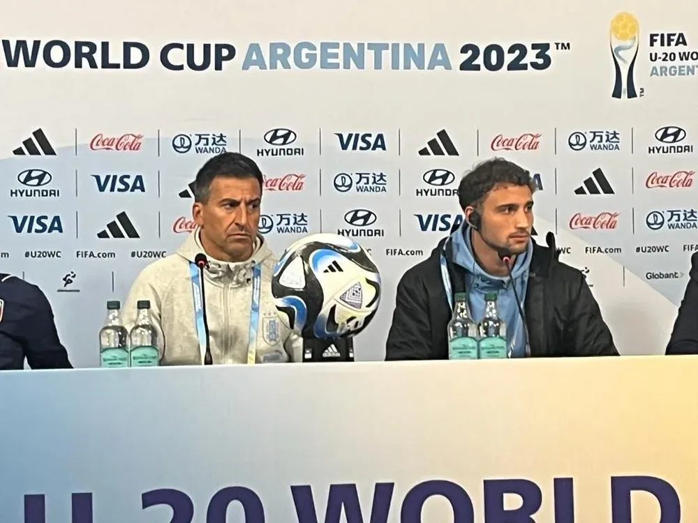 Broli y Boselli en la conferencia previa a la final
