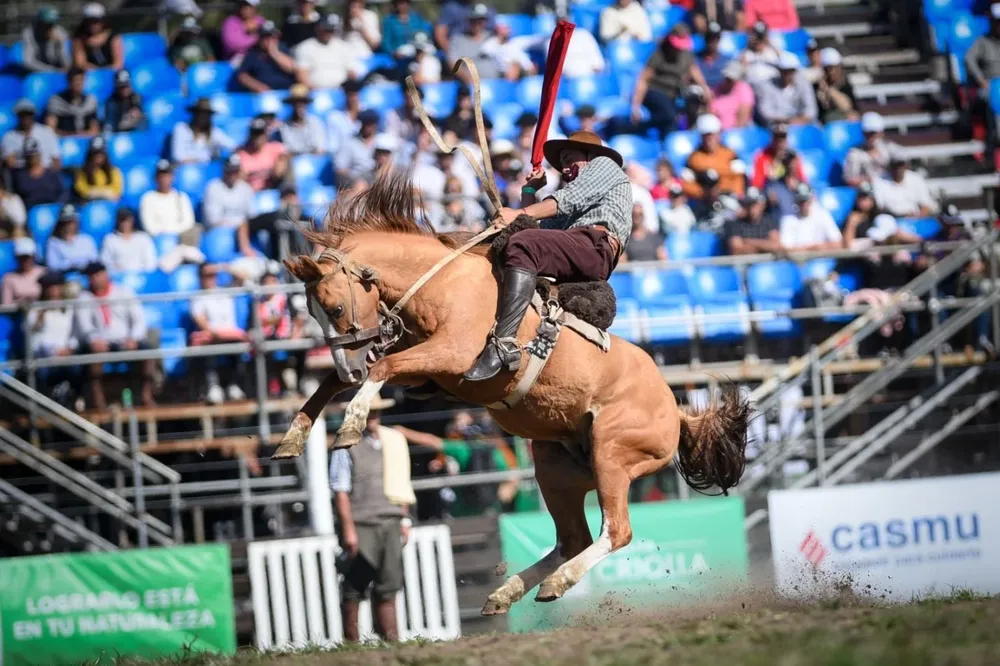 Jineteada en la Semana Criolla de 2022
