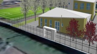 La futura escuela en Las Acacias