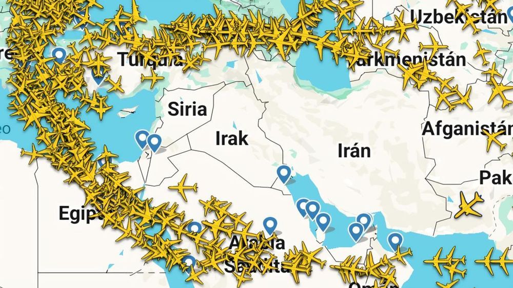 Los aviones y barcos deben esquivar la ruta que atraviesa Irán.