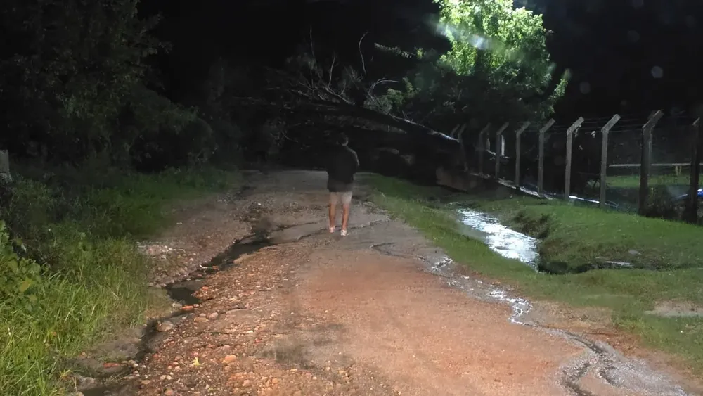 Imágenes de los destrozos ocasionados por la turbonada