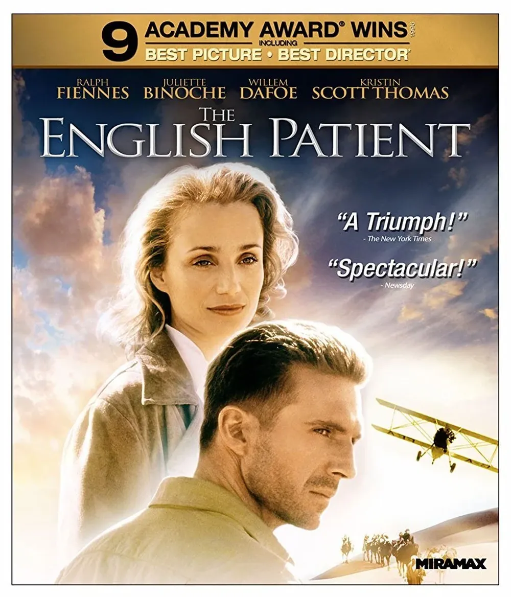 La película nullEl paciente inglésnull ganó 9 premios Oscar, incluido el de mejor película, en 1997.