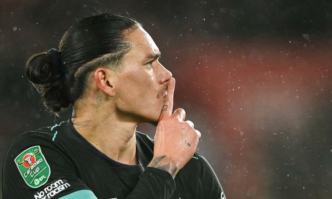 Darwin Núñez en Liverpool