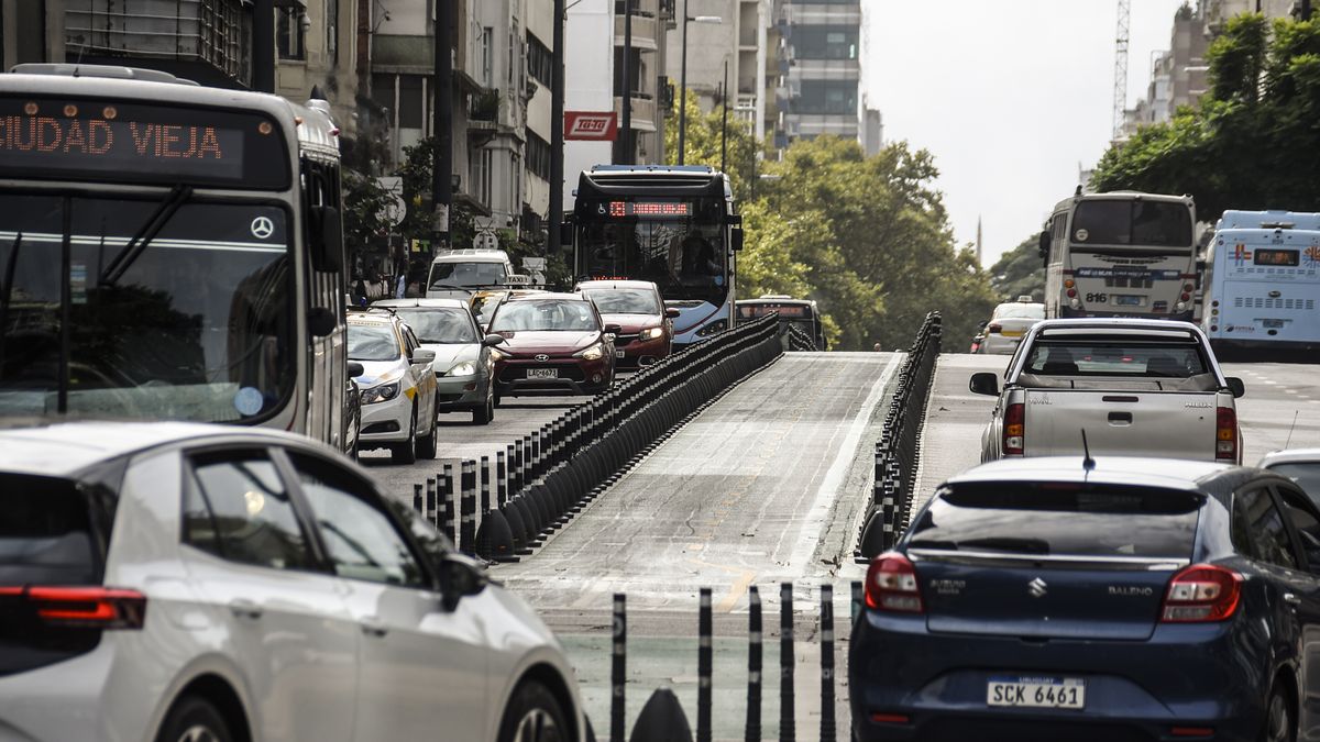 Cortes y desvíos en el tránsito del Centro de Montevideo por las movilizaciones de la Federación Uruguaya de la Salud