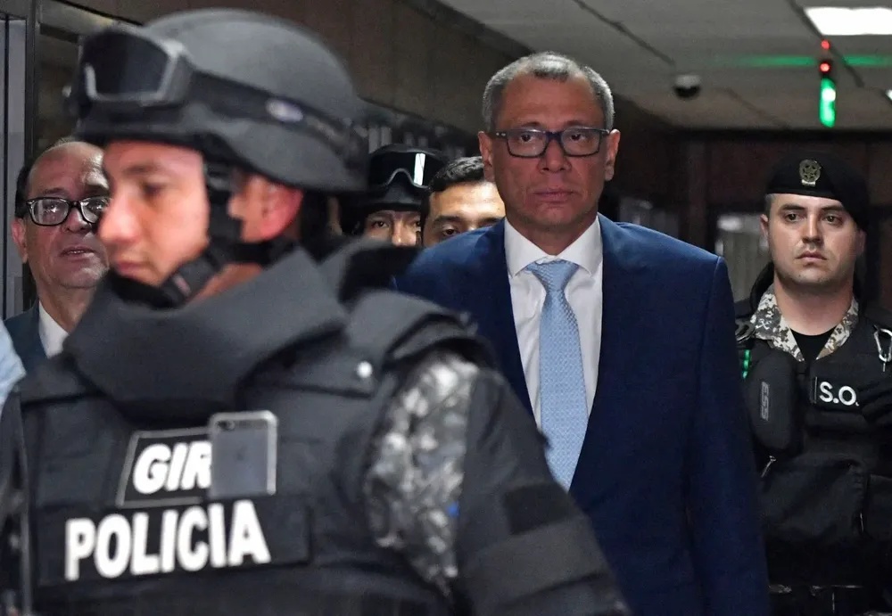 Jorge Glas, el exvicepresidente ecuatoriano