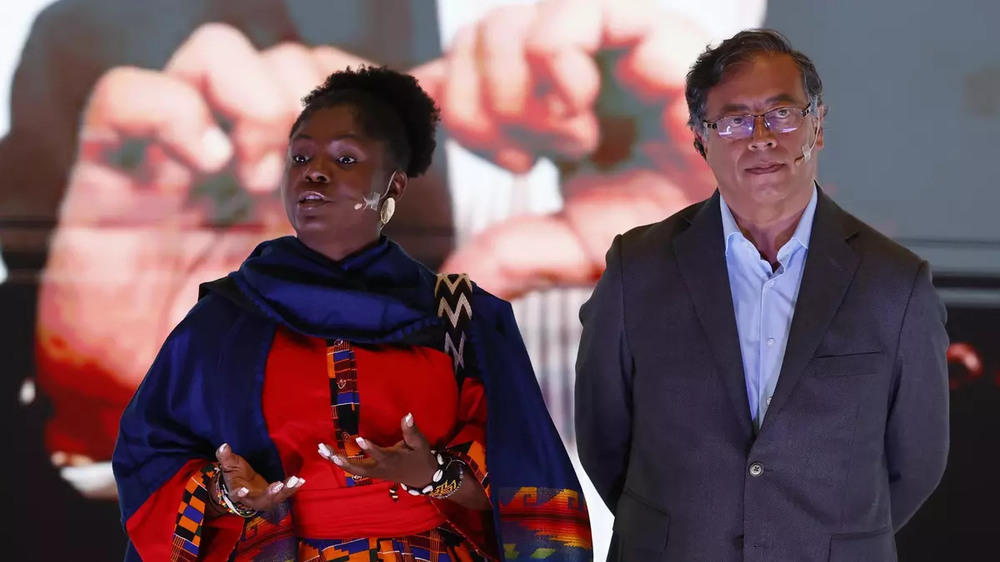 Francia Márquez con Gustavo Petro - EFE