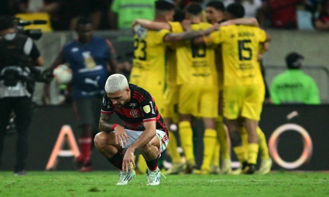 Peñarol venció a Flamengo en el Maracaná por la Copa Libertadores