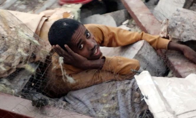 Según los hutíes, al menos 68 migrantes africanos murieron en uno de los ataques. Según los hutíes, al menos 68 migrantes africanos murieron en uno de los ataques.